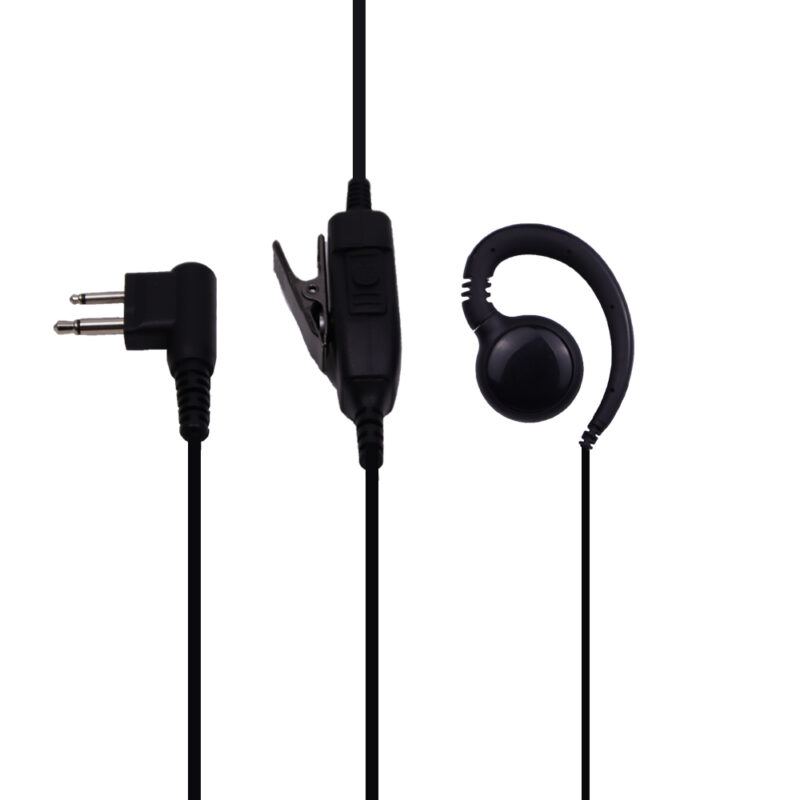 1-Wire Two Way Radio C-Shape Swivel Headset Earpiece PTT for Motorola CP88 CP100 CP185 CP200D CLS1110 CLS1410