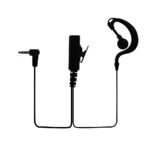 Two way radio G Shape Earpiece Headset with Built-in line mic PTT Push to Talk Ear Hook Earpiece YM-A1-013