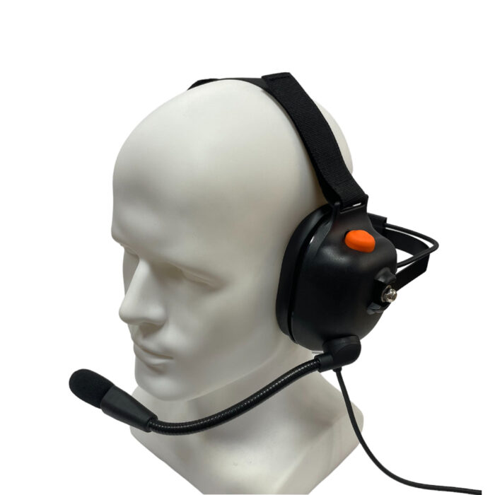 Behind The Head Headset BTH-02 compatible with MOTOROLA KENWOOD YAESU STANDARD VERTEX ICOM Tait Midland TYT baofeng