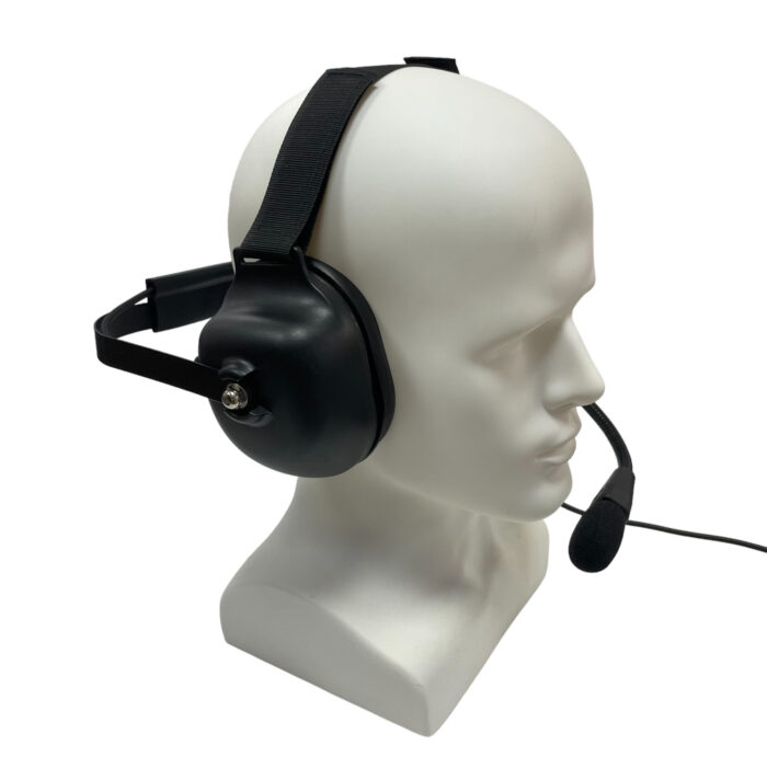 Behind The Head Headset BTH-02 compatible with MOTOROLA KENWOOD YAESU STANDARD VERTEX ICOM Tait Midland TYT baofeng