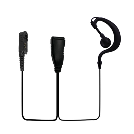 G-Shape Earpiece with PTT Mic for Motorola for XPR3000 XPR3300e XPR3500e DP3441 DEP550 MTP3550 XiR-P6620 XiR-P6628 Two-Way Radios