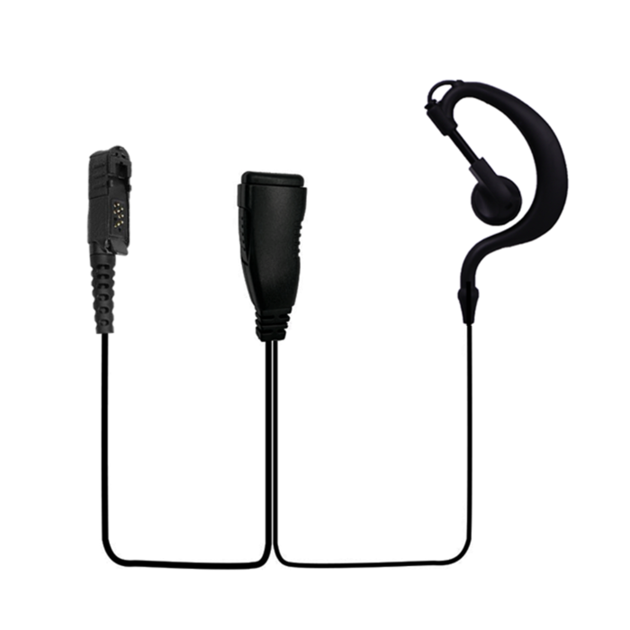 G-Shape Earpiece with PTT Mic for Motorola for XPR3000 XPR3300e XPR3500e DP3441 DEP550 MTP3550 XiR-P6620 XiR-P6628 Two-Way Radios