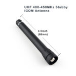 UHF 400-450MHz Stubby Antenna 8.8cm YM-FA-SC26US for ICOM IC-F2000, IC-F4003