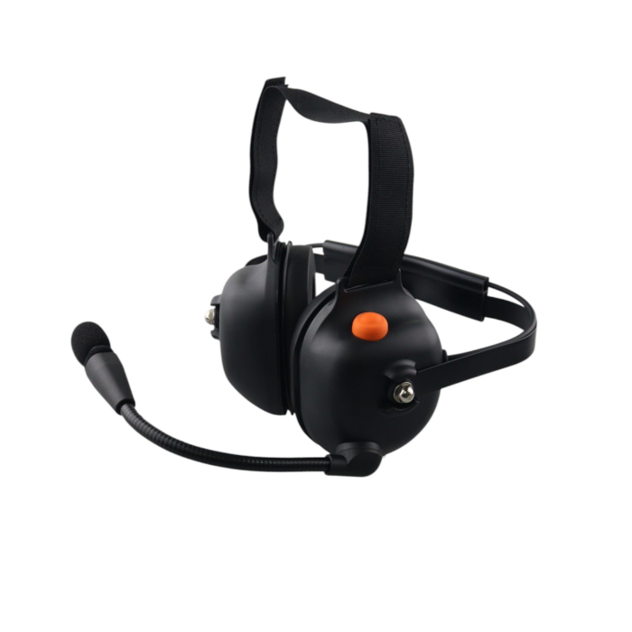 Behind The Head Headset for Racing Radios,Industrial Electronics-Noise Reduction for Handheld Radio Walkie Talkie