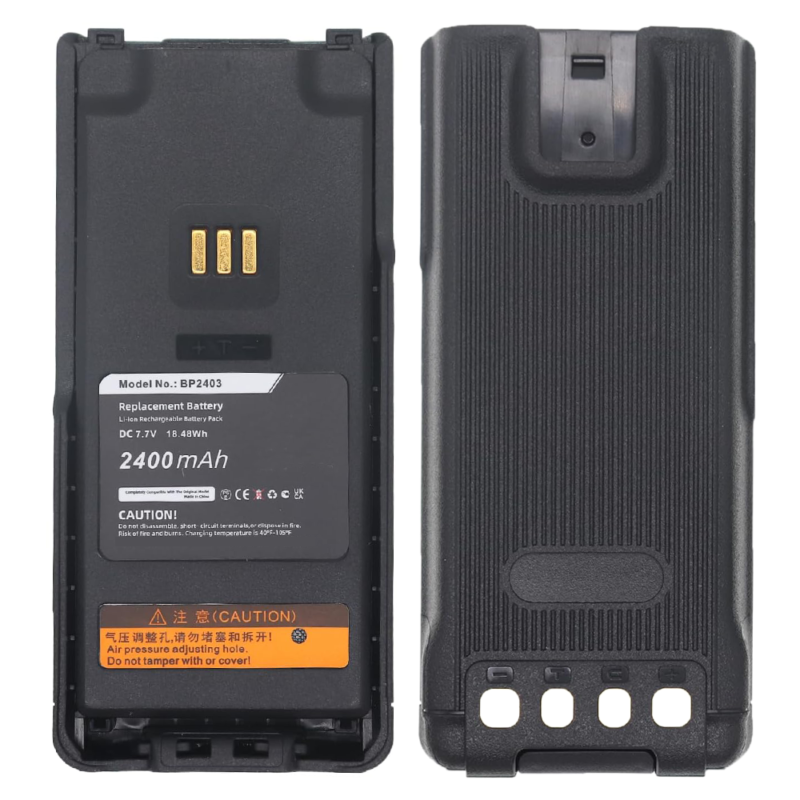 BP2403 2400mAh Li-ion Battery for Hytera HP700, HP705, HP780, HP785 – 7.7V Replacement
