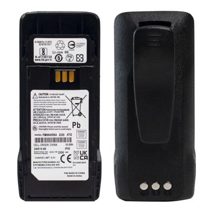 PMNN4598A PMNN4598 PMNN4600 PMNN4600A 7.2V 2300mAh Li-ion Battery Replacement for Motorola R2 with Belt Clip