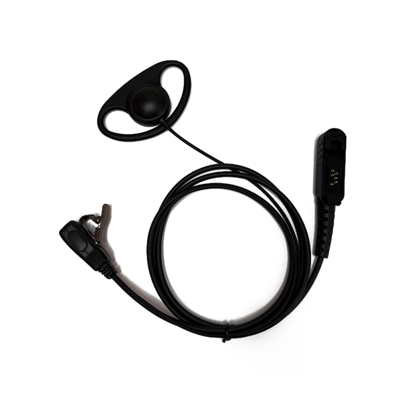 Motorola R5 D Shape Earpiece with Inline Mic:PTT for MOTOTRBO R5, XPR3300, XPR3300E, XPR3500, XPR3500E, DP3441E, DP2400, DP2600, MTP3100, MTP3250, MTP3500, MTP3550, XiR E8600i Radios