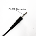 Noise-Canceling Handheld Aircraft Dynamic Microphone, Equivalent for Telex 66T, Tough ABS Case, PTT Switch, Coiled Cable, PJ-068 Connector