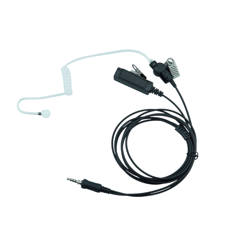 2 Wire Surveillance Acoustic Tube Earpiece for Motorola Vertex EVX-S24, VX-120, VX-127, VX-170, VX-177, VX-6R, VX-7R