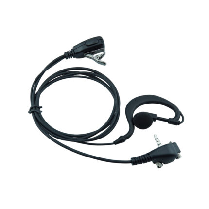 G Shape Earpiece with PTT Mic Compatible with Motorola Vertex Standard VX-261 EVX-261 VX-264 VX-231 EVX-531 EVX-534 VX-351 VX-354 VX-451 VX-454
