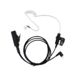 USB-C Acoustic Tube Earpiece with PTT Button & In-Line Microphone, Compatible with Zello, Microsoft Teams & Walkie Talkie Apps for Android iOS Smartphones