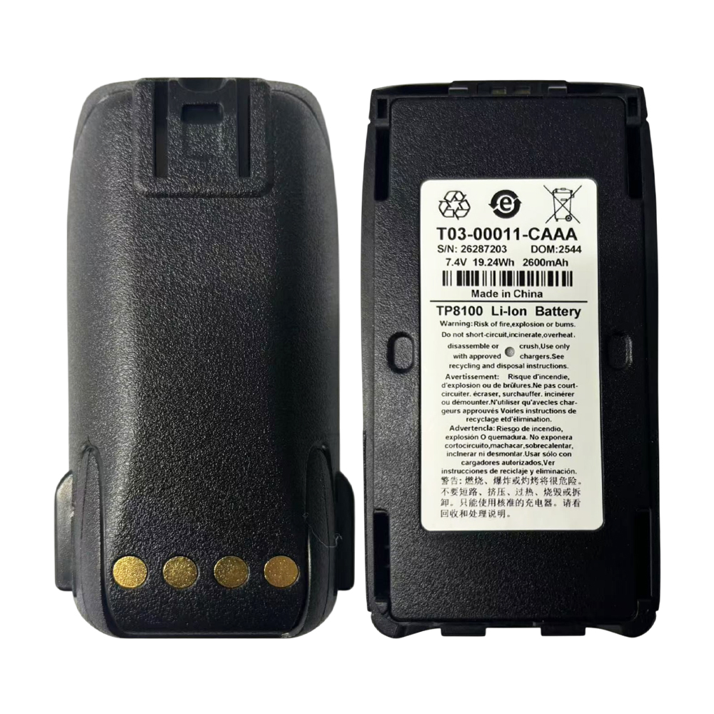 7.4V 2600mAh Li‑ion Replacement Battery for Tait TP8100 TP8110 TP8115 TP8120 TP8135 TP8140 Two Way Radio 1.3 7.4V 2600mAh Li‑ion Replacement Battery for Tait TP8100 TP8110 TP8115 TP8120 TP8135 TP8140 Two Way Radio