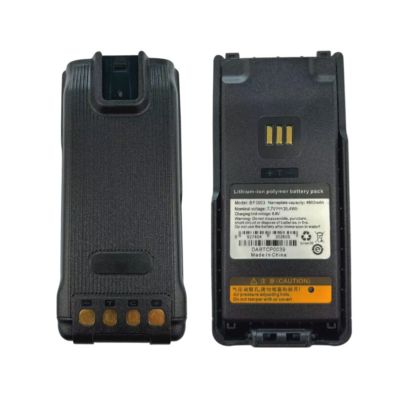 BP3003 Replacement Battery 4000mAh 7.7V Li‑Polymer for Hytera HP700 HP705 HP780 HP785 BP2403 Two‑Way Radio