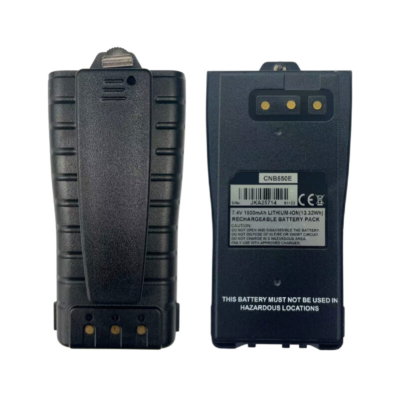 CNB550E 1800mAh 7.4V Li‑ion Replacement Battery for Entel DT544M DT582M DT585M HT582 Two‑Way Radio