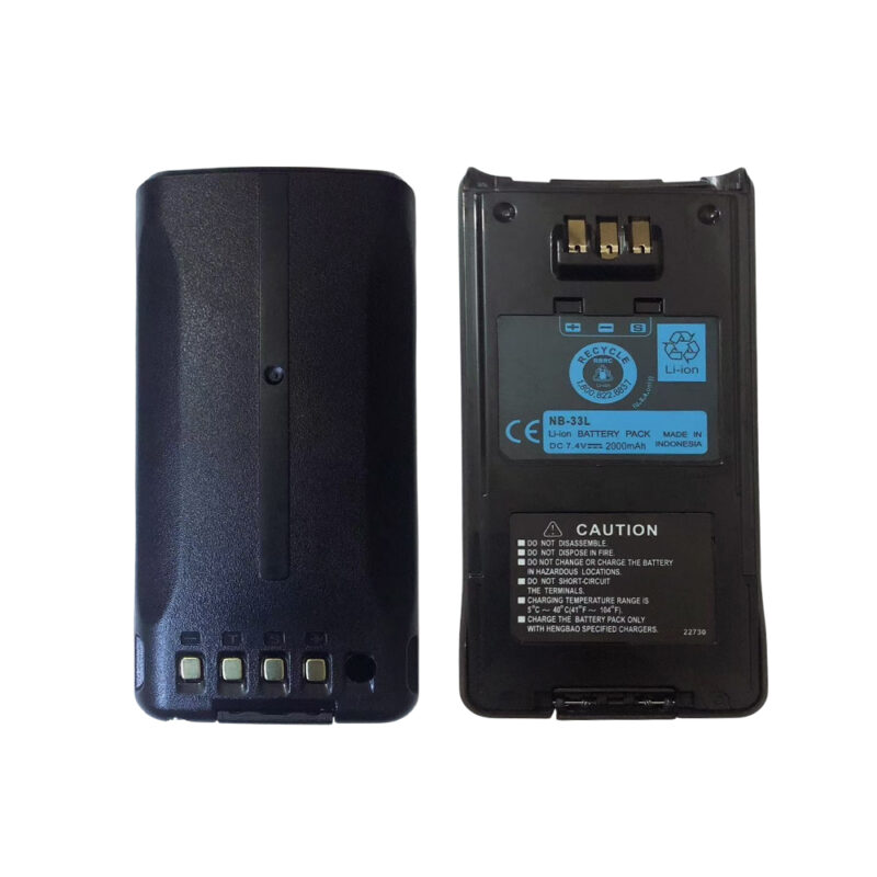 KNB‑33L 2000mAh 7.4V Li‑ion Replacement Battery for Kenwood TK‑2180 TK‑3180 TK‑5210 TK‑5310 TK‑5410 NX‑410 NX‑411 Two‑Way Radio