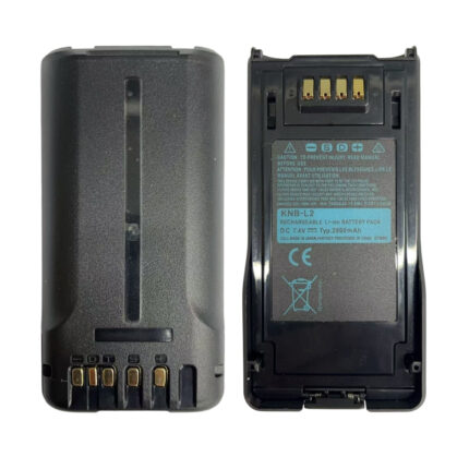 KNB‑L2 7.4V 2800mAh Li‑ion Replacement Battery Pack 20.72Wh Compatible with Kenwood NX‑5000 NX‑5200 NX‑5300 NX‑5400 TK‑5230