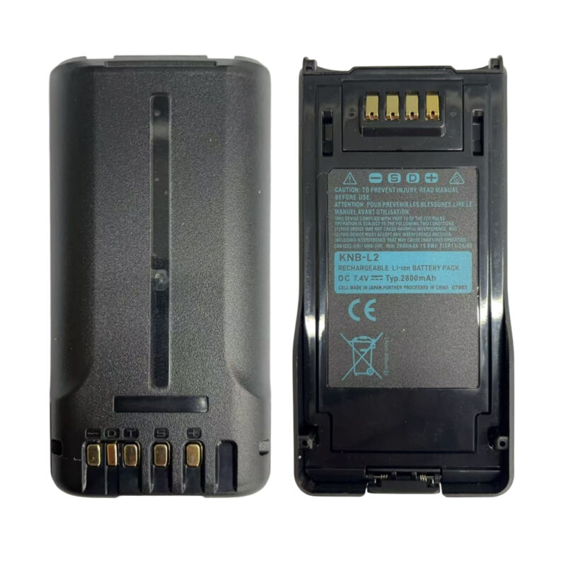 KNB‑L2 7.4V 2800mAh Li‑ion Replacement Battery Pack 20.72Wh Compatible with Kenwood NX‑5000 NX‑5200 NX‑5300 NX‑5400 TK‑5230